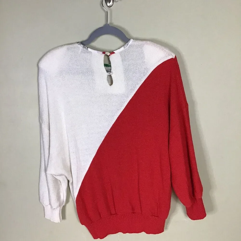 Anthony Sicari Women Christmas Holiday Sweater Sz. 12 Ugly Christmas Sweater
